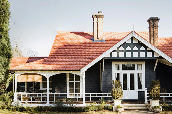 a fully restored tile roof on a heritage home in Melbourne